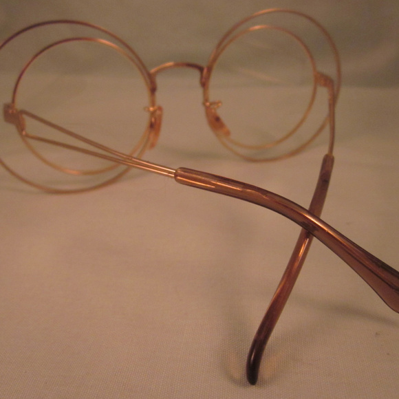 Vintage 1980's TURA Rx Eyeglasses DOUBLE CIRCLE - Picture 7 of 8